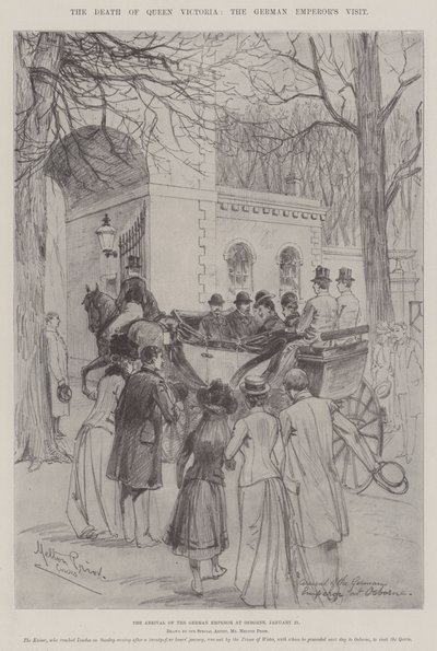 The Death of Queen Victoria, the German Emperor